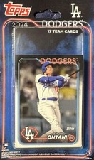 Los Angeles Dodgers 2024 Factory Sealed 17 Card Team Set Featuring The First ... picture