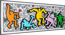 Display Board Compatible with Lego Art 31216 Keith Haring Dancing Figures – Prem picture