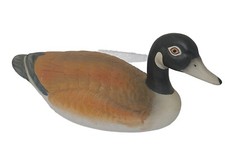 Vintage Porcelain Mallard Duck Figurine, 12x6x5