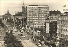 Copenhagen Denmark Vesterbrogade Street View Hotel Astoria RPPC Postcard 1950s picture