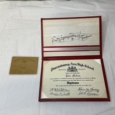 VTG 1971 Punxsutawney High School Diploma PA Pennsylvania picture