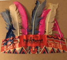 vintage collectible Poll Parrot Indian headdress picture