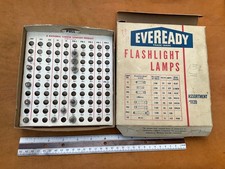 Vintage Eveready Flashlight Bulbs Counter Display Assortment No. F-8C picture