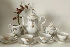 BAVARIA Gareis GERMANY Demitasse Tea Set (11 Pcs Set) Hand Painted, Gilded 88/1 picture