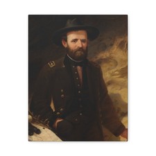 Ole Peter Hansen Balling - Ulysses S. Grant - 1865 - Canvas Wall Art picture