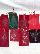 Waterford Crystal Ornaments Lot 8 1983-1990 picture