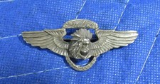 1920's INDIAN CHIEF SCOUT 4 FOUR MOTOCYCLE MOTORCYCLE STERLING SILVER WINGED PIN picture