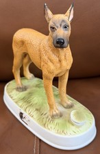 VINTAGE 1978 LIONSTONE RARE GREAT DANE DOG MINI-DECANTER picture