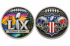 Super Bowl LX 2026 San Francisco Football Championship 2 side Challenge Coin picture