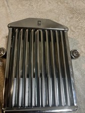 Rolls Royce Vintage Ruddspeed LTD Chrome Radiator Grill Flask Decanter Barware picture