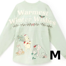 Disney Parks Winnie the Pooh Spirit Jersey MEDIUM Warmest Winter Wishes picture