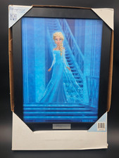 DISNEY FINE ART IMPRESSIONS ELSA FROZEN 3D LENTICULAR FRAMED ART - NEW In Box picture