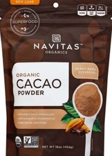 Navitas Organics  Naturals Cacao Powder Organic Raw   16 Oz Pack Of 1 picture