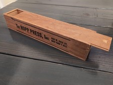 The HOPP PRESS Inc Vintage Wooden Storage Box picture