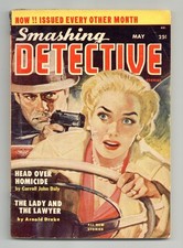 Smashing Detective Stories Pulp May 1955 Vol. 3 #6 VG+ 4.5 TRIMMED picture