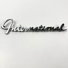 1961-1962 International Harvester Pickup Hood Script 242042-R1 OEM picture