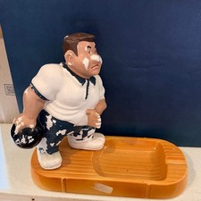 Vintage 1950s Lil Louie Bowler Ashtray Fred Kail Ceramic Figurine picture