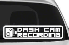 Dash Cam Recording Vinyl Decal Sticker, Car, Truck, Video, Camera, Oracal 651 picture