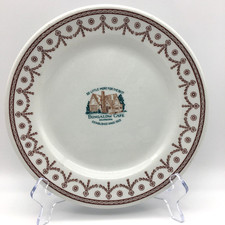 Bungalow Cafe Dearborn Michigan Shenango China Dinner Plate 1951 picture