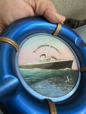 Vintage Savinelli Pipe Co. Italy Leonardo Da Vinci Cruise Ship Ashtray Rare picture