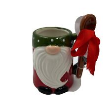 Boston Warehouse Ceramic 18oz Christmas Gnome with Spoon BB01B06002 picture