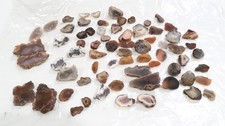 Huge cut agate lot-malawi, laguna, alimajo mixed unpolished rough cut lapidary picture
