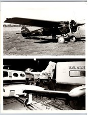 Airplane Cessna USPS 50th Anniversary 1st Airmail Flight B&W 8x10 Photo B4 picture