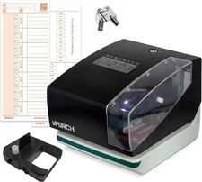 CR1000 Digital Time Clock and Date Stamp for Small Business: Complete Employee picture