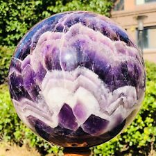 6160g Rare High Quality Purple Dream Amethyst Quartz Crystal Sphere Healing picture