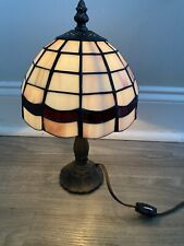 Tiffany Style Handcrafted Stained Glass Table Bedside Desk Lamp 12” picture