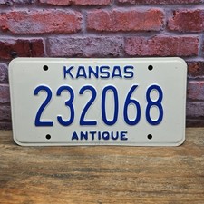 Expired 2020 Kansas license plate  picture
