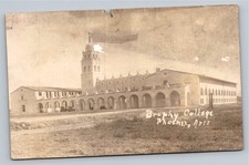 Brophy College Phoenix Arizona Rppc Vintage Postcard 1933 Posted picture