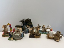 Lot of 6 Fitz & Floyd Charming Tails Mice Figurines No Boxes picture