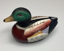 VINTAGE JASCO CERAMIC DUCK LINT REMOVER MALLARD picture