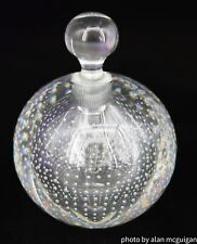 Vintage Controlled Bubbles Stopper Vintage Glass Vanity Perfume Bottle picture