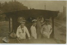 Sailors Officers Locomotive Cab Railway Strike Barcelona Zaragoza Trampus picture