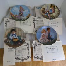 12 Collector Plates Nursery Rhymes Series Knowles Fine China  picture