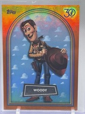 2025 TOPPS 30 YEARS OF TOY STORY #1 WOODY   Orange Foil #12/25 picture