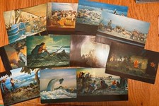 Lot of 11 Vintage Postcards from Bermuda.  Museum Scenes.  Unposted picture