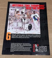 Tony Thompson - TAMA Drums - 1987 Print Advertisement picture