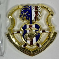 MSG-D Marine Security Guard Detachment Riyadh, Saudi Arabia Challenge Coin picture