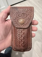 Case XX Original  Leather Sheath and utility/drop-point and the bone saw blades  picture