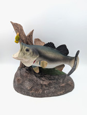 Vintage Lionstone Whiskey Decanter Large Mouth Bass #2 Hand Painted with Lure picture