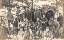 H94/ Occupational RPPC Postcard c1910 Logging Crew Loggers Forestry 129 picture