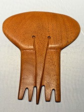 Vtg MCM Arthur Umanoff Taverneau Wood Elephant Wall Hanging by Arthur Umanoff picture