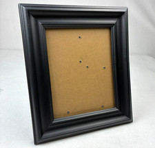 Contemporary MCM Dark Brown Wood Picture Frame Tabletop or Wall 8