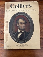 Colliers Lincoln Centennial Feb. 13 1909 With Insert picture