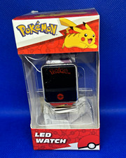 Pokémon Pikachu LED Digital Quartz Wristwatch 30m Multicolor w/ Box Papers picture