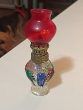 Vintage Miniature Oil Lamp nice clean complete display piece fast shipping  picture