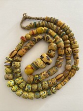 Antique Strand African Trade of Mix Venetians Trade Beads From Estate picture